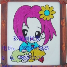 清镇彩泥画、泥巴画、木框彩泥画、清镇玻璃框彩泥画