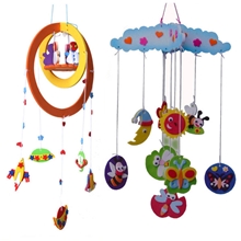 EVA手工风铃挂饰春天太空儿童DIY粘贴画制作房间装饰材料0.05