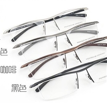 批发保时捷P8189眼镜架TR90镜腿近视半框运动眼镜框镜架