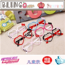 只赚信誉不赚钱新款桃心小猫咪空架儿童眼镜框热卖款FM785