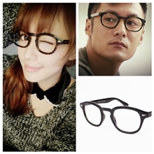 强尼戴普johnnydepp余文乐同款小圆框复古电脑防辐射眼镜平光镜