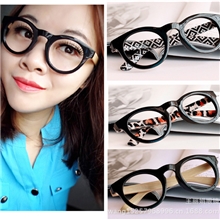 38复古黑眼镜框彩色脚男女式潮流框架眼镜可配近视眼镜框批发