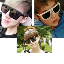 908男女通用大方框太阳镜可做情侣眼镜复古墨镜混批发