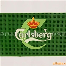 直销卡通PVC酒吧垫、环保滴胶酒吧垫、适用家居吧垫