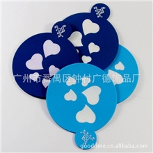 厂家订制美观耐用PVC软胶杯垫防水杯垫软胶杯垫