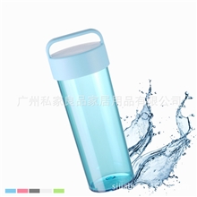 工厂供应6071手提塑料随身杯户外旅行杯520ml过滤网泡茶杯
