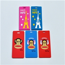优质厂家供应PVC行李牌软胶行李牌环保材质可爱卡通价格实惠