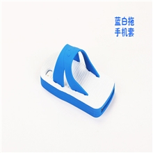 厂家专业供应iphone4/4s/5蓝白拖手机壳拖鞋造型手机壳