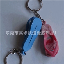 凯迪供应PVC软胶钥匙扣塑胶人字拖鞋钥匙扣托鞋吊牌橡胶钥匙扣