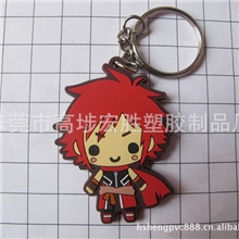 PVC塑胶钥匙扣,日本公仔钥匙扣，卡通人钥匙扣