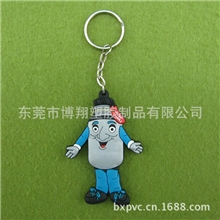 东莞博翔塑胶定制PVC软胶钥匙扣创意3D钥匙扣环保钥匙扣