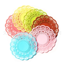 多色套装杯垫家具广告礼品PVC软胶杯垫淘宝货源杯垫