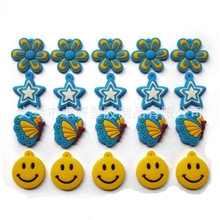 卡通PVC小吊坠挂件硅胶配件小吊坠环保橡胶小吊坠定做