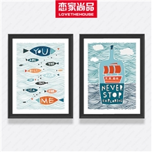 装饰画家居客厅装饰画无框画油画批发定制ZSH-02-008