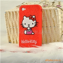 定做Iphone系列手机套hellokitty硅胶手机保护套