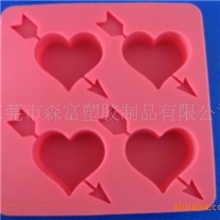 厂家定做冰格心形硅胶冰格300吨大机生产