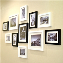 高分子相框照片墙11框经典相片墙创意相框组合相框墙厂家批发