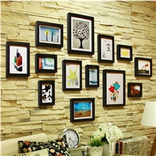 照片墙适合小墙面时尚相片墙13框相框墙创意组合组合相框