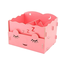 热销DIY木质化妆品收纳盒创意木质饰品盒首饰盒收纳盒批发代发