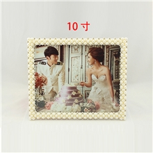 厂家热销相框简约欧式爆款批影楼婚纱相框满钻像框方形内花边