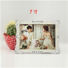 厂家新款特价批发影楼婚纱相框塑料电镀像框珍珠欧美经典摆台