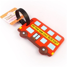 厂家供应热销款实用卡通火车精美优质PVC材质登机牌/行李牌