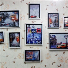 2013新款白立体照片墙相框组合批发单独包装每套一箱