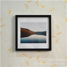 12.7*12.7方型5寸木质相框高档相框墙专业相框生产组合更优惠