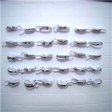 HP551硬币戒指不褪色情侣戒指时尚不锈钢情侣对戒批发仿白金