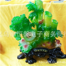 恒磐HP6183财富节节高仿玉工艺品仿玉家居摆件树脂工艺品批发