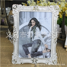 XH18015-57时尚创意高档欧式镶钻合金家居影楼5"*7"相框