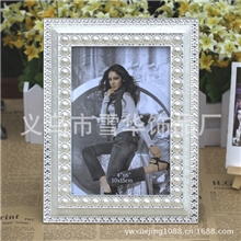 XH18009-464*6创意简约珍珠镶钻经典时尚金属相框批发