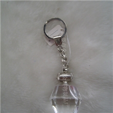 ［厂家直销］水晶钥匙扣，金属钥匙扣