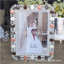 QM18010-57时尚相框高档5*7锌合金相框创意相框相架