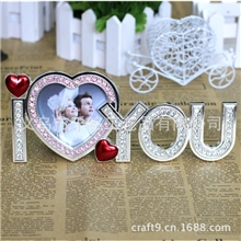 QM18072金属相框情侣相框影楼家居家居相框3寸相框批发