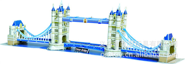 浙江拼图拼版立体拼图批发立体拼图3D拼板建筑类拼图批发零售