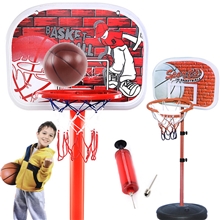 体育玩具室内投篮玩具儿童篮球架可升降家用超大铁杆篮球架