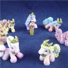 卡通玩具摆件动物公仔手办模型桌面玩偶Simba仙霸植绒小马