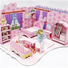 大量供应批发立体拼图卧室DIY房间拼图