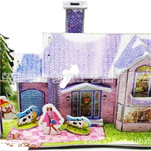 供应优质儿童玩具拼图可爱的小屋