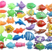 双面立体散装磁性塑料钓鱼玩具7-11厘米厂家直销批发地摊热销货源