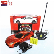 1:16阿斯顿马丁遥控车充电电动遥控汽车模型跑车漂移儿童礼物玩具