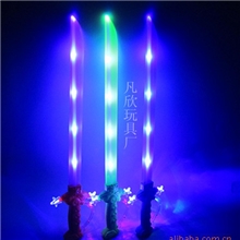 地摊热卖发光刀剑闪光长剑带音乐七彩感应长剑厂家批发