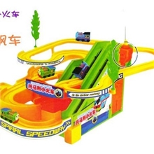 托马斯小火车轨道套装极速飚车赛最热销儿童塑料音乐电动玩具车