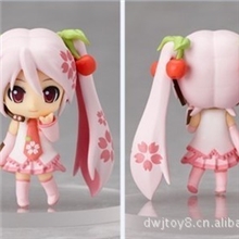 大玩家动漫手办玩具批发Q版粘土97a樱花初音动漫公仔模型