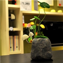 正品阿凡达蘑菇灯树脂款光控感应小夜灯创意蘑菇灯LED七彩夜灯