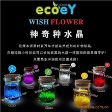厂家批发许愿晶灵节日礼品许愿瓶节日礼品水晶花瓶自种水