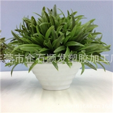 长期提供微型塑料仿真盆景仿真草盆景小型仿真盆景
