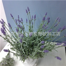 供应批发大量仿真薰衣草酒店仿真薰衣草12头薰衣草
