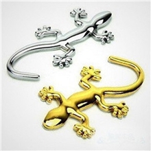 加厚款实心金属壁虎车贴3D立体车贴汽车装饰贴个性车贴